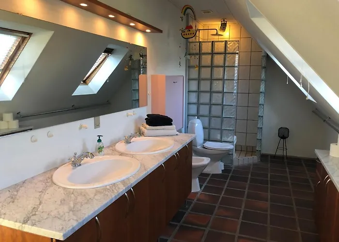 Homestay szállás Dejligt Vaerelse Med Eget Bad Og Havudsigt Assens
